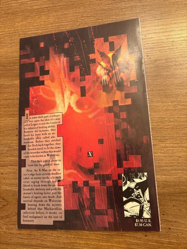 Inner Fury Wolverine Marvel Graphic Novel Comic Book X-Men 22 J368