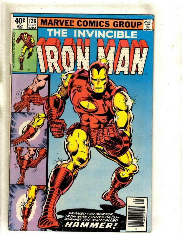 12 Iron Man Marvel Comics # 124 126 127 131 140 141 170 178 191 192 197 200 RM1
