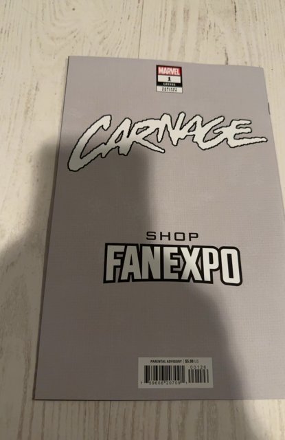 Carnage #1 Camuncoli Virgin Cover (2024)