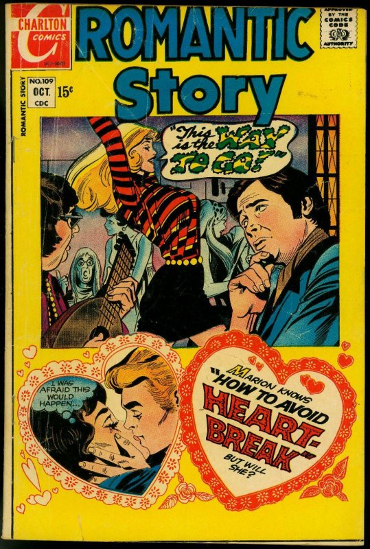 Romantic Story #109 1970- Charlton Comics- Hippei cover G