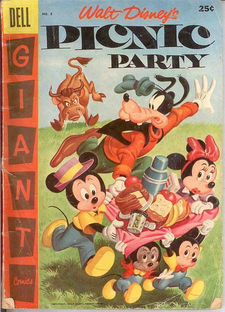 PICNIC PARTY 8 G-  1957 Dell Giant COMICS BOOK