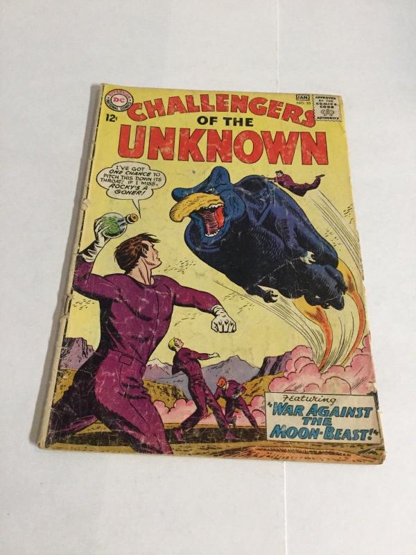 Challengers Of The Unknown 35 Gd Good 2.0 DC Comics Silver Age