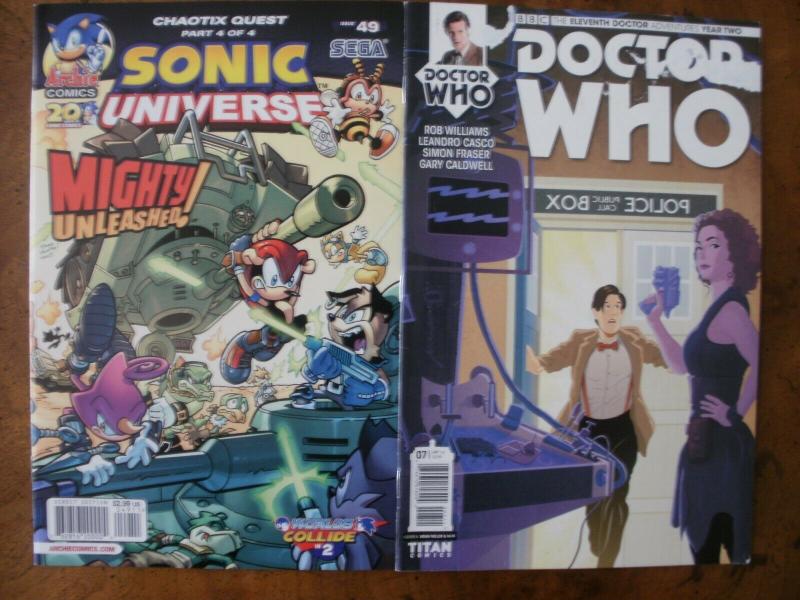 21 Comic: Wizard Doctor Who Betty Race Airboy Hero Sonic Elflord Classic Mirage