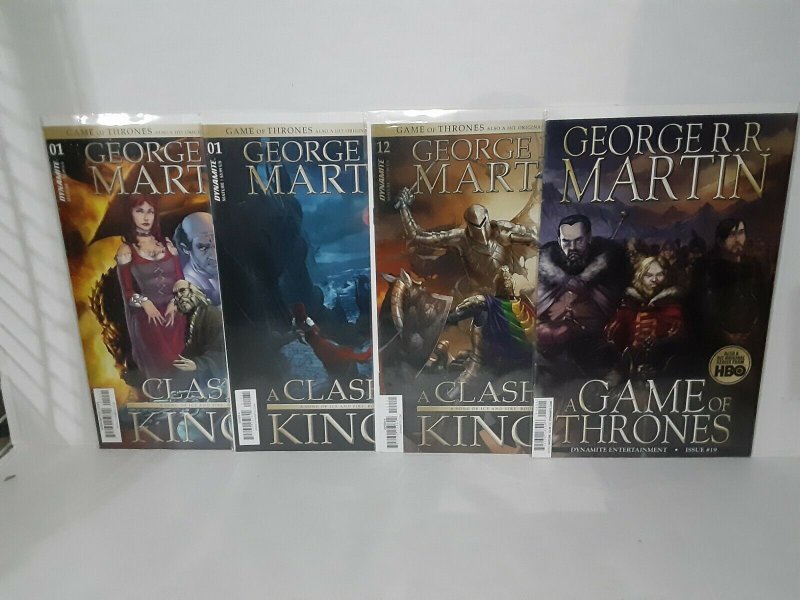 GAME OF THRONES A CLASH OF KINGS #1 + VARIANT #1 +#12 + GOT #19 - FREE SHIPPING