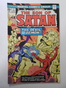 Son of Satan #3 (1976) VF Condition! 1/2 in tear bc