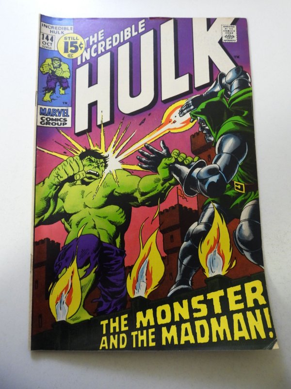 The incredible Hulk #144 (1971) VG+ Condition