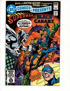 DC Comics Presents #30 BLACK CANARY GOLDEN-AGE ATOM  Backup Story