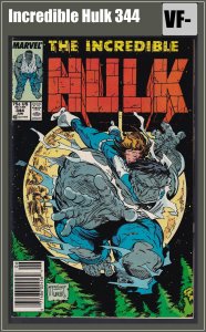 Incredible Hulk 344 (1988) VF- McFarlene Marvel Comics