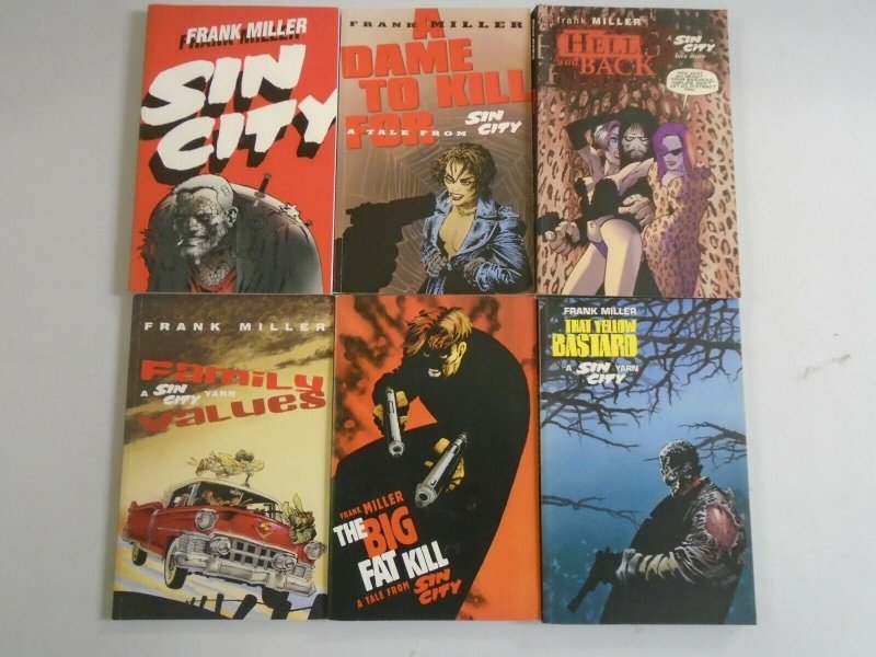 Sin City TPB lot 6 different books