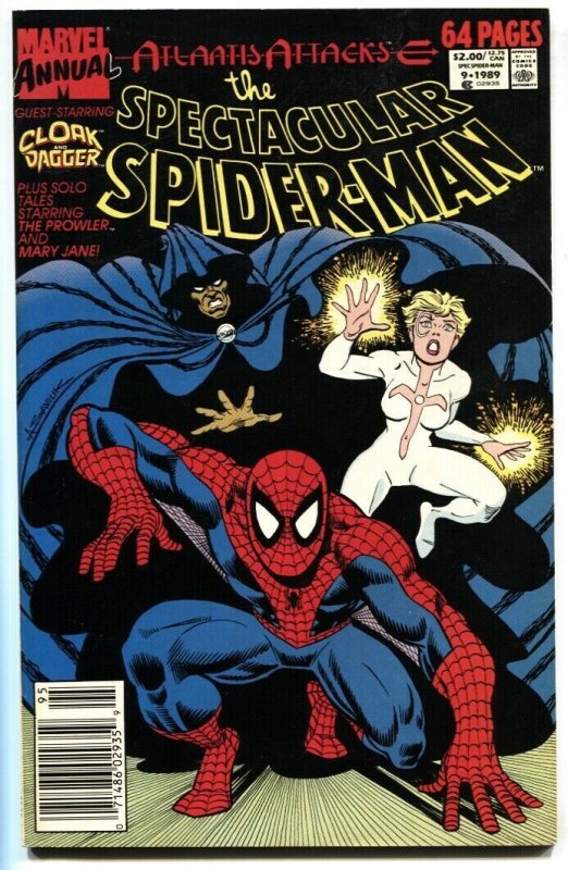 Spectacular Spider-Man Annual #9 Cloak and Dagger comic book NM- 