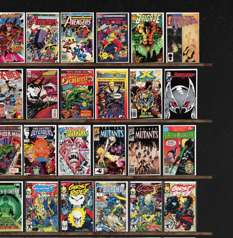 Huge Lot 150+ Comics with Green Lantern, Ghost Rider, Deathlok & More!