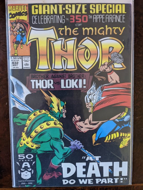 The Mighty Thor #432 (1991) VF