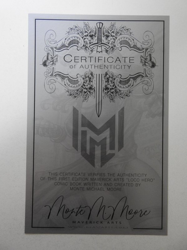 Loco Hero #1 Kickstarter Edition NM Condition! Signed W/ COA!