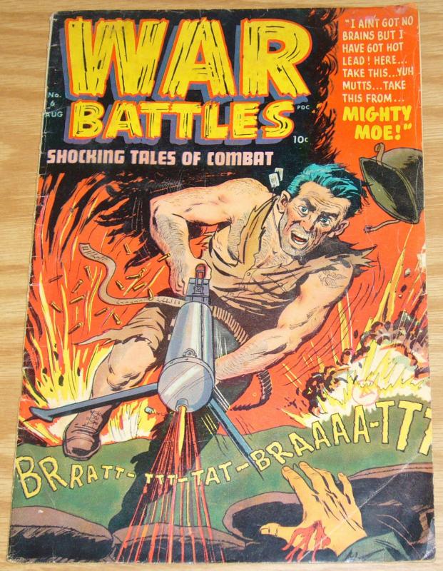 War Battles #6 GD/VG august 1952 - golden age family comics - mighty moe