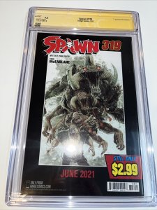 Spawn (2021) # 321 (CGC 9.8 SS WP) Signed Carlo Barberi • Image Comics