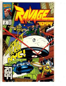 Lot Of 11 Ravage 2099 Marvel Comic Books # 1 2 3 4 5 6 7 (2) 8 9 10 DB11