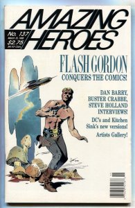 AMAZING HEROES #137 1988 - Flash Gordon
