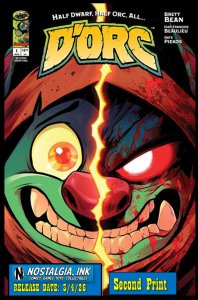 D'ORC #1 2nd Print BRETT BEAN VAR IMAGE COMICS 2026 NM PRESALE PROSHIPS 3/4