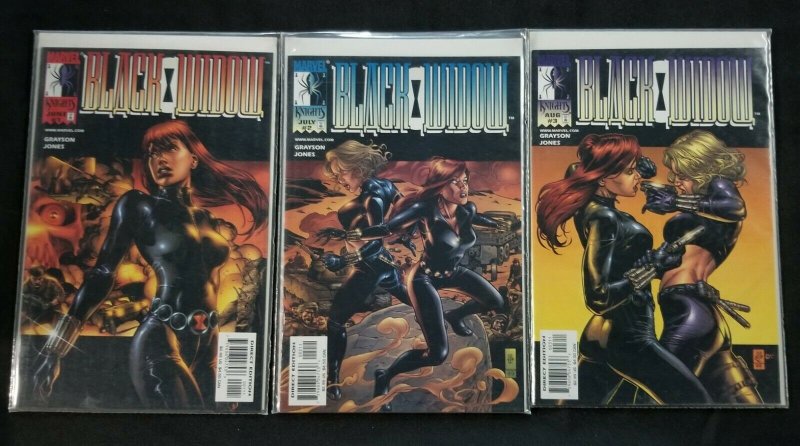 Marvel Knights: Black Widow #1-3 3PC LOT - 1st Full Yelena Belova (9.2) 1999