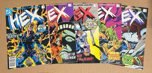Hex ( 9 issue Newsstand lot) VG /  Mark Texeira Art / 1985