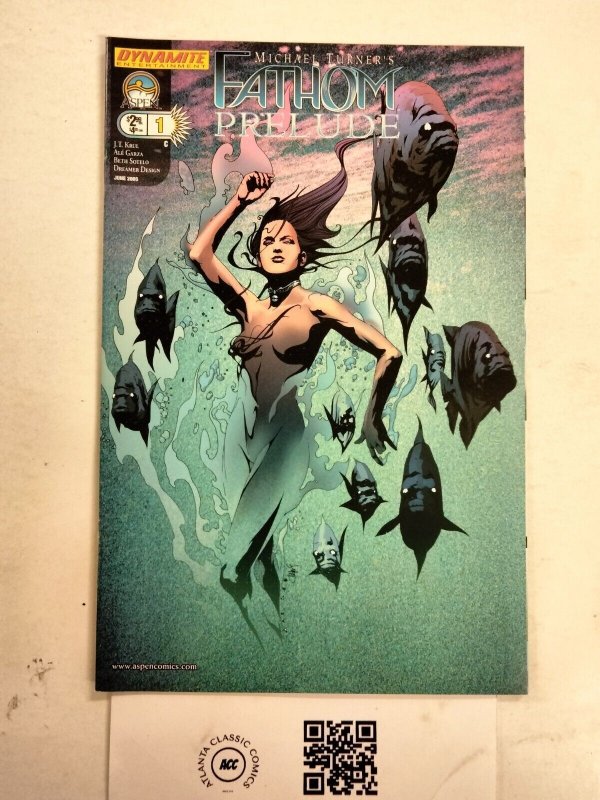 Michael Turner Fathom Prelude #1 VF-NM Dynamite Comics comic book 6 JW63