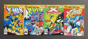 Shattershot (1992) Complete 4 Part Lot X-Men X-Factor X-Force Uncanny Annual