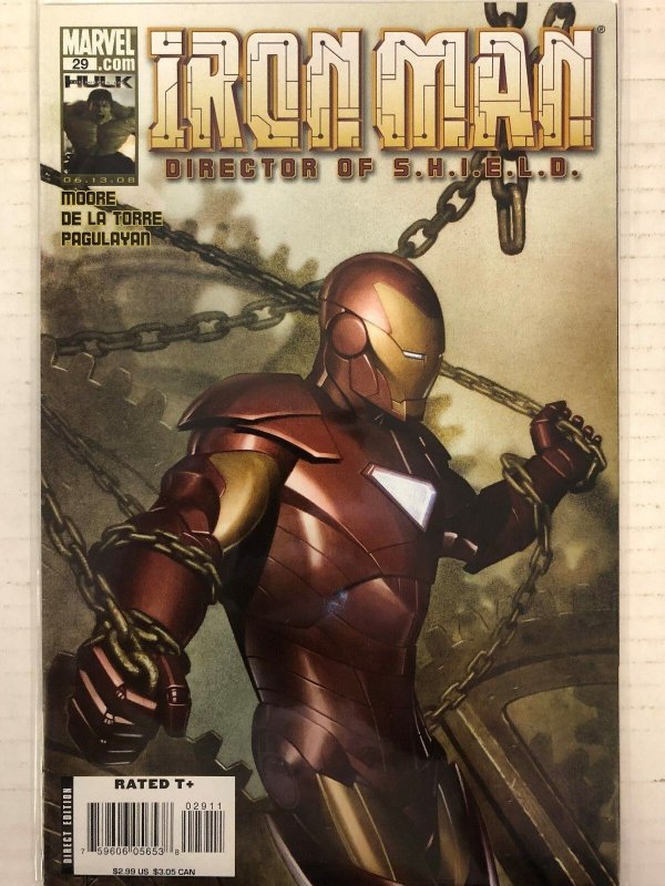 Iron Man Director Of S H I E L D 29 Comic Book Marvel 2008 Comic Books Modern Age Marvel Iron Man Hipcomic