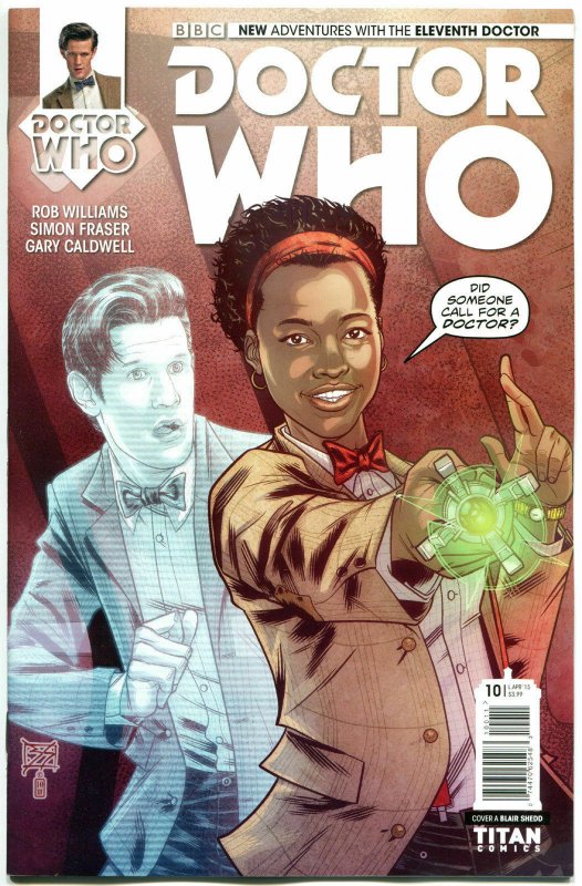 DOCTOR WHO #10 A, VF+, 11th, Tardis, 2014, Titan, 1st, more DW in store, Sci-fi