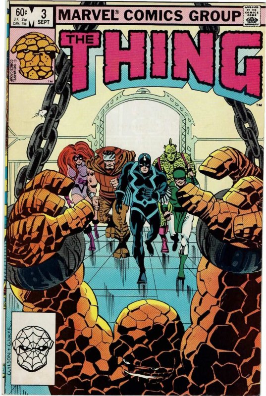 Thing #3 (1983 v1) John Byrne Inhumans NM-