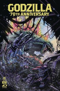 (2024) IDW COMICS GODZILLA 70th ANNIVERSARY #1 1:10 Jeff Zornow Variant Cover