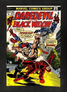 Daredevil #103 Daredevil Black Widow Spider-Man!