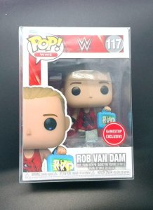 Funko Pop! Rob Van Dam #117, WWE, GameStop Excl. Pin Included