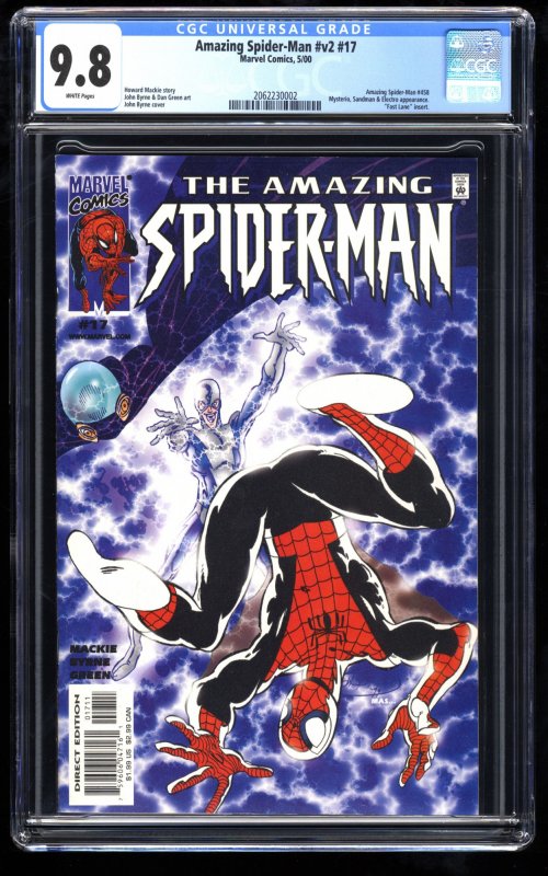 Amazing Spider-Man (1999) #17 CGC NM/M 9.8 White Pages