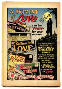 SECRET HEARTS #52 comic book 1959-DC ROMANCE