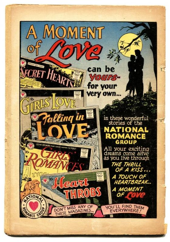 SECRET HEARTS #52 comic book 1959-DC ROMANCE