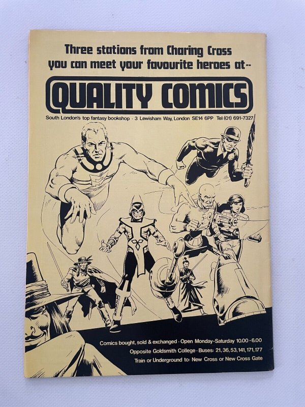 Warrior Magazine # 5 VF Quality Comics Magazine Alan Moore Miracleman 1 J253