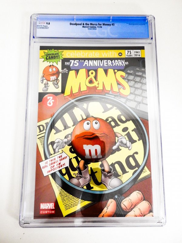 Deadpool & The Mercs For Money #3 Variant Cover (2016) CGC 9.8!