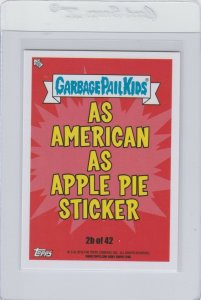 Garbage Pail Kids Cow Boyd 2b GPK 2016 American As Apple Pie In Your Face