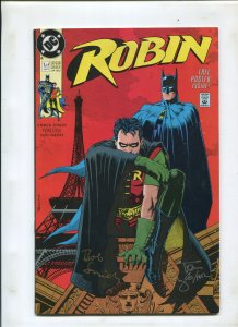 ROBIN #1 MINI SERIES (9.2 OR BETTER) SIGNED BY TOM LYLE AND BOB SMITH!