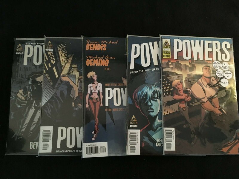 POWERS Vol. 2 #1-11, 13-30 VF to VFNM Condition
