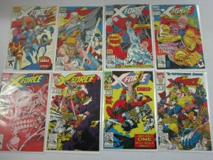 X-Force comic lot 48 different from #1-63 + Specials 8.0 VF (1991-96 1st Series)