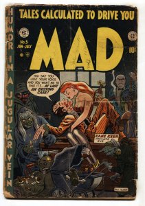 MAD #5-1953-EC COMICS-HARVEY KURTZMAN-WALLY WOOD-COMIC BOOK