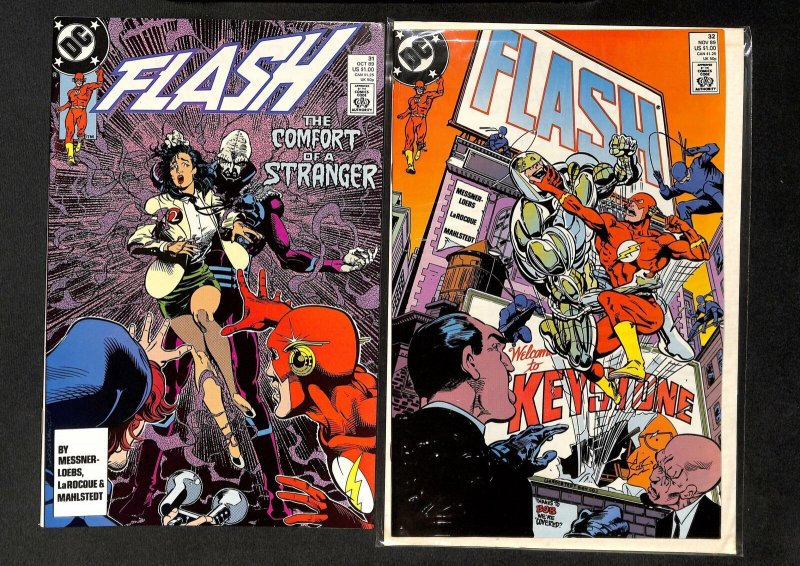 Lot of 20 Flash Comic Books (DC, 1987)