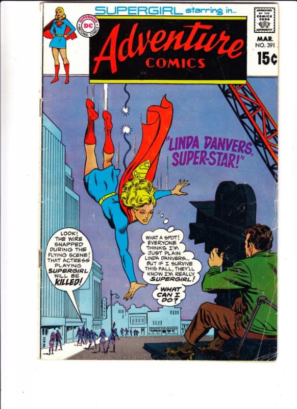 Adventure Comics #391 (Mar-70) FN Mid-Grade Supergirl
