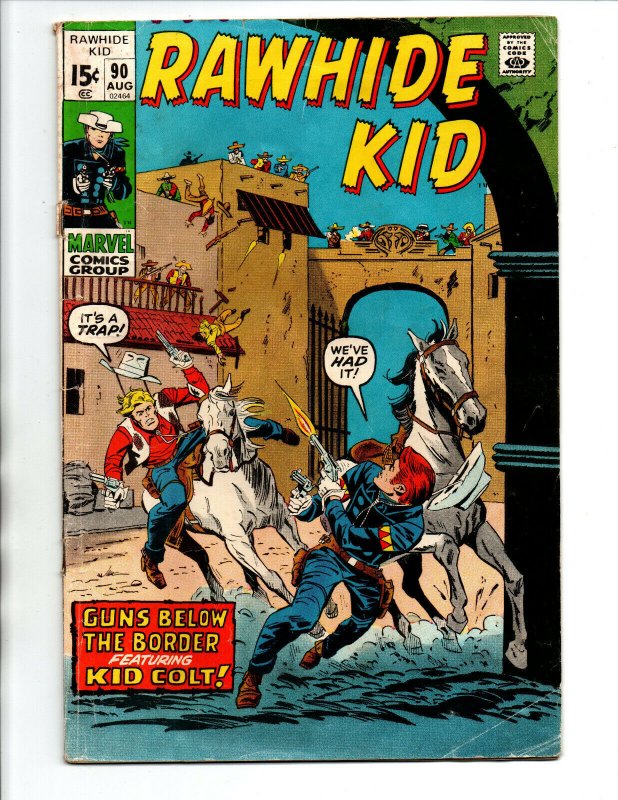 Rawhide Kid #90 - Kid Colt - Western - 1971 - VG