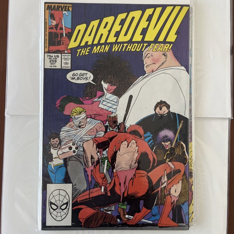 Daredevil Lot Of 11. 223, 233, 235, 259, 265, 271, 274/5, 273, 283/4,297,322,325