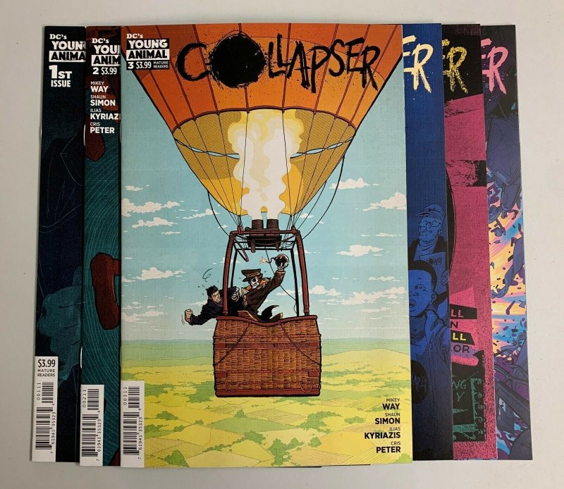 Collapser #1-6 Set (DC 2019) 1 2 3 4 5 6 Mikey Way Shaun Simon (8.5+) 