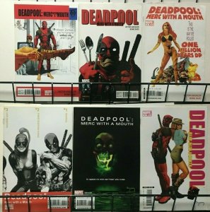 DEADPOOL: MERC WITH A MOUTH - MARVEL - 10 ISSUES w/in #4-13 - 2009-10 - VF+