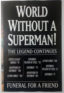 Superman #75 (9.2, 1993) NEWSSTAND, DEATH OF SUPERMAN