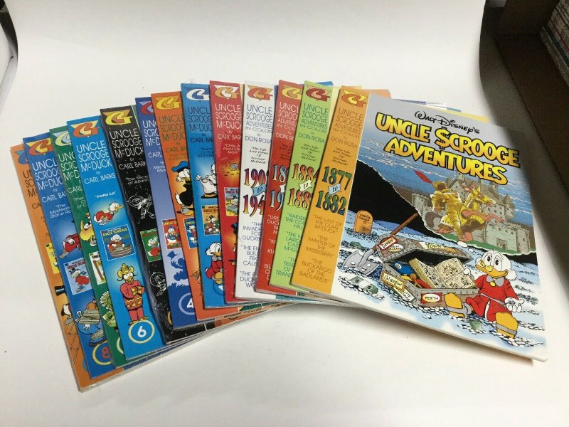 Walt Disney’s Uncle Scrooge Adventures In Color 1-10 Plus More Gladstone